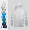 ラッシュガード 日焼け止め服 フード付き 紫外線対策 夏用 メンズ 薄手 ジャケット軽量 パーカー 長袖 男女同型 アートドア 通勤 通学 ラッシュガード 出かけ