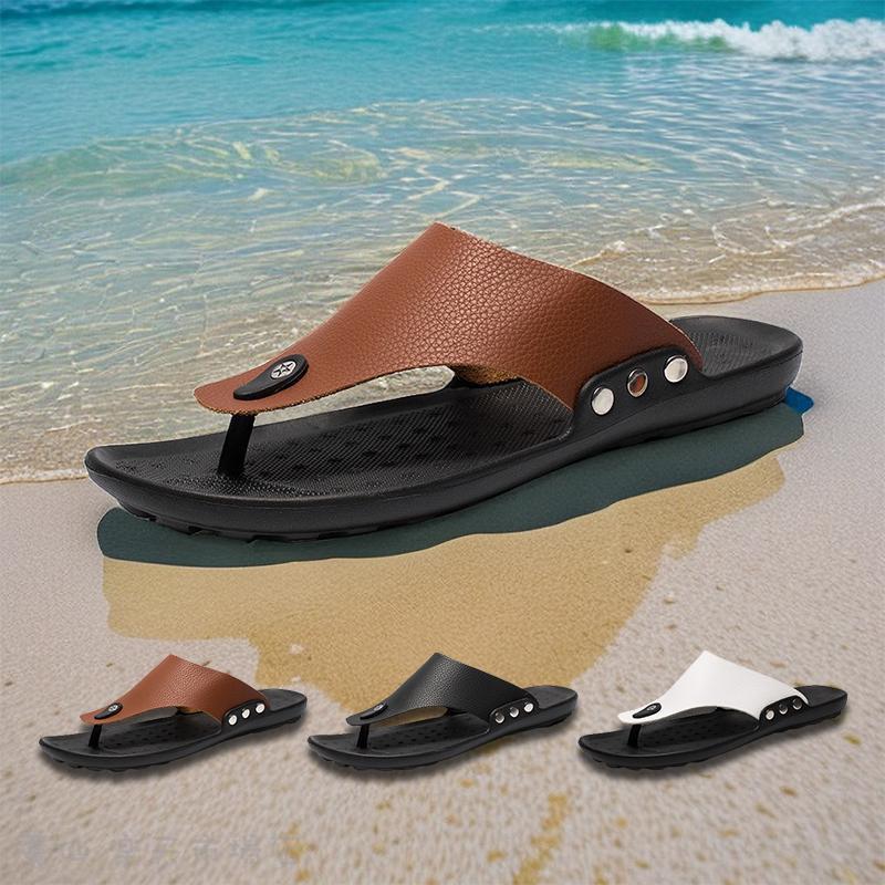 ビーチサンダル メンズ 滑り止め サンダル ベランダ 革 柔らかい ビーサン 島ぞうり 痛くない 室内履き ビーチサンダル メンズ 滑り止め