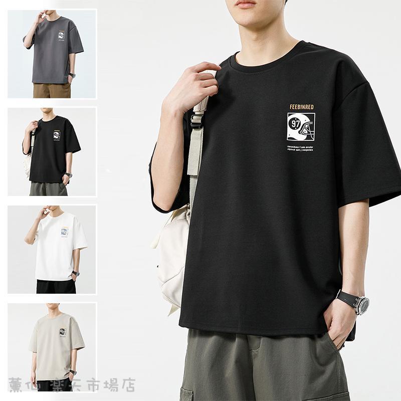 乐天商城 - Tシャツ メンズ 半袖 おしゃれ 白Tシャツ ロンT T-shirt スポーツ 半袖tシャツ 配いろ 涼しい カジュアルクルーネック 丸首 プリント夏