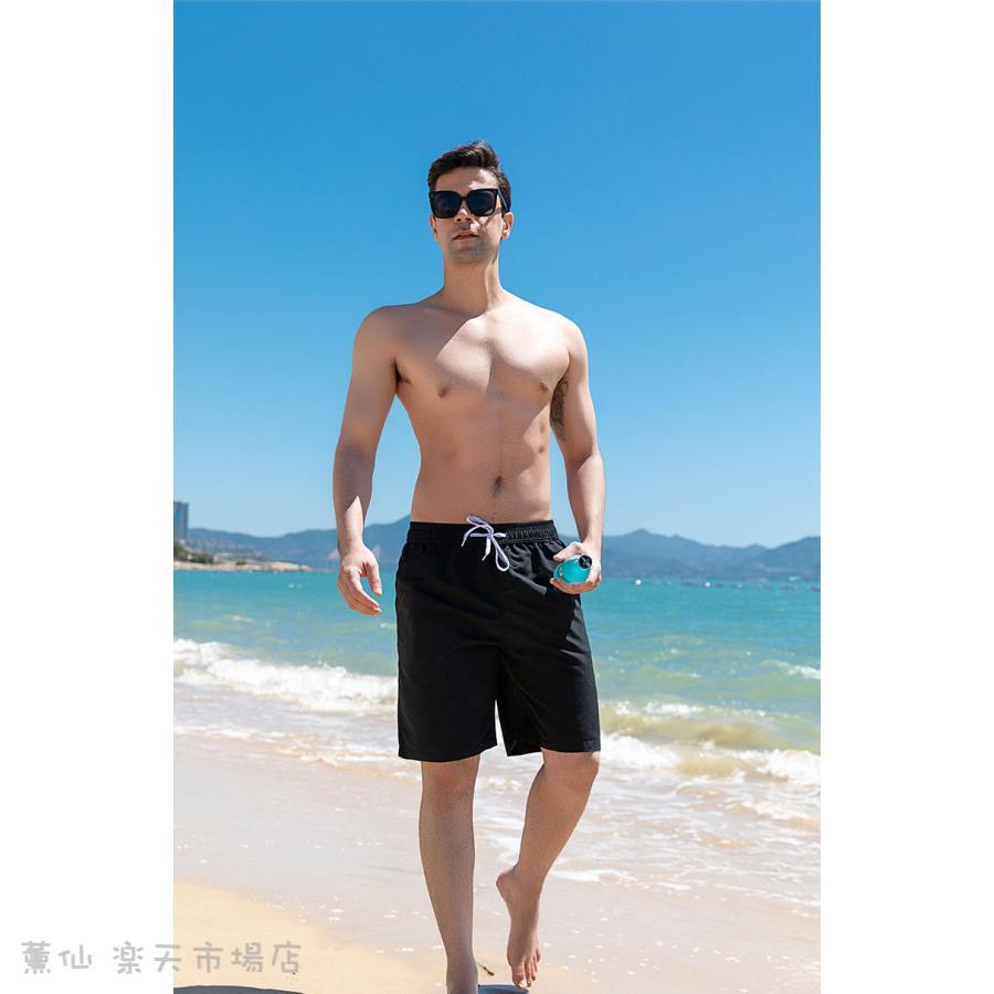水着 メンズ サーフパンツ 海パン サーフショーツ ボードショーツ ハーフパンツ ラッシュガード 大きいサイズ ミドル ロング 膝丈 ひざ丈 送料無料