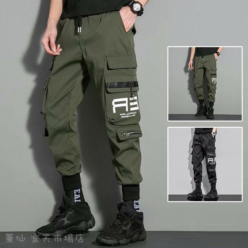 Rakuten - カーゴパンツ メンズ ボトムス ズボン ミリタリー ロング ゆったり 作業服 カジュアル おしゃれ ワークパンツ アウトドア ワイト