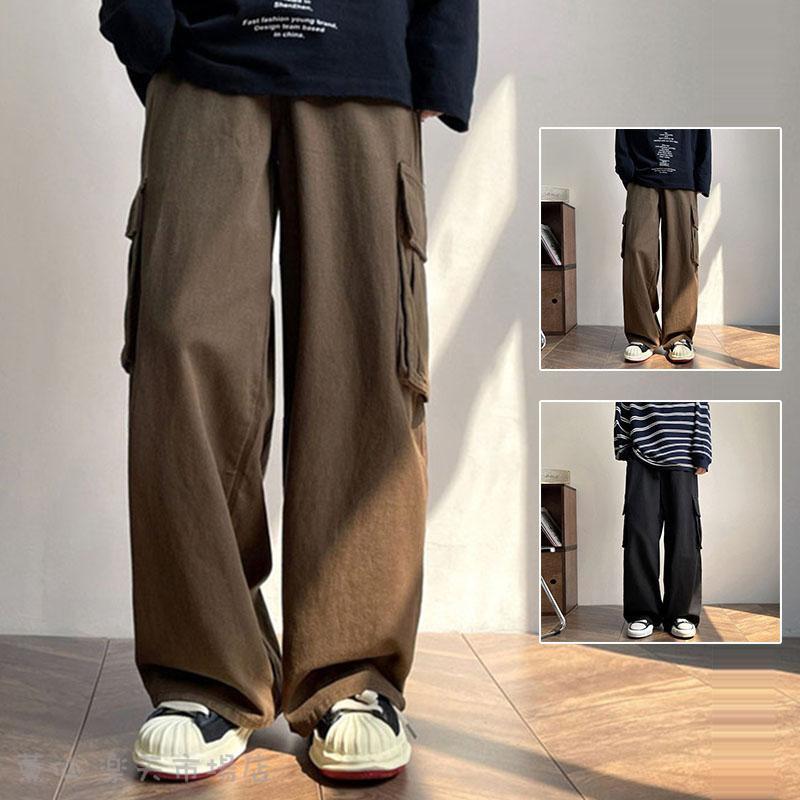 Rakuten - カーゴパンツ メンズ ボトムス ズボン ミリタリー ロング ゆったり 作業服 カジュアル おしゃれ ワークパンツ アウトドア ワイト