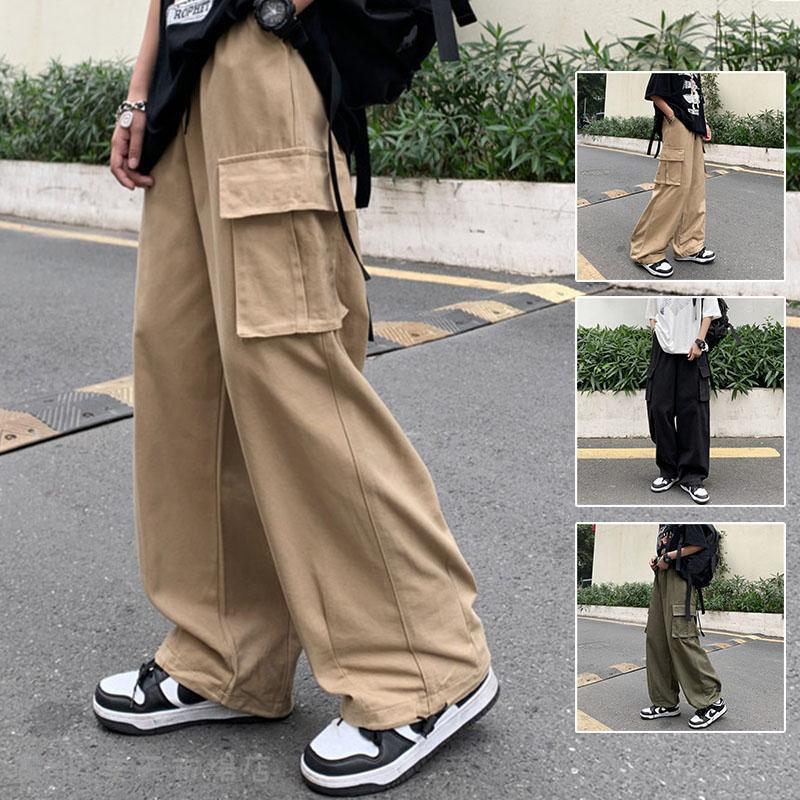 樂天商城 - カーゴパンツ メンズ ボトムス ズボン ミリタリー ロング ゆったり 作業服 カジュアル おしゃれ ワークパンツ アウトドア ワイト