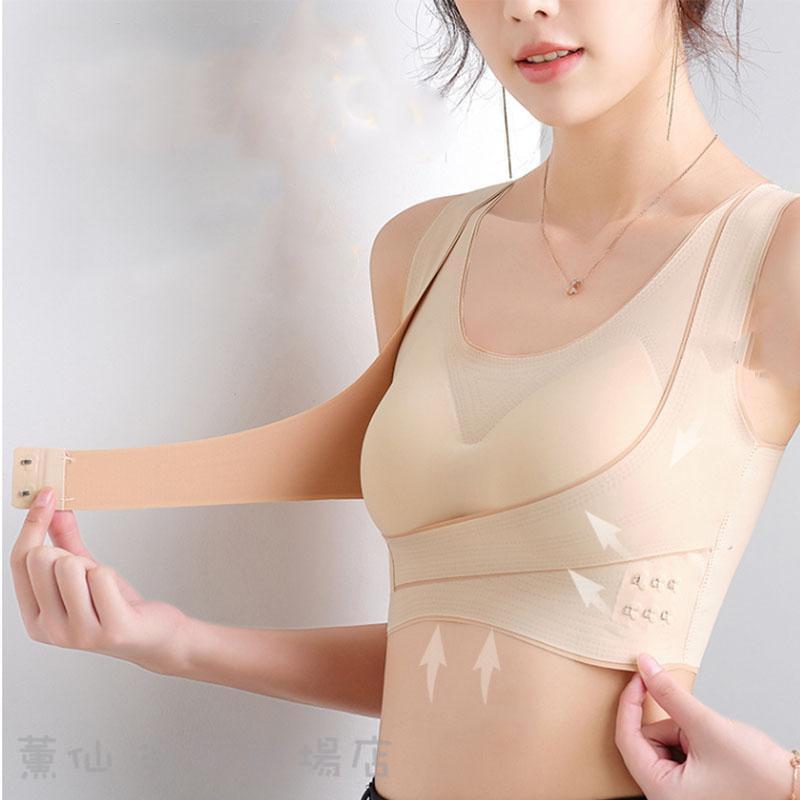 大きいサイズ ブラジャー 大きな胸を小さく見せるブラ 着痩せブラ 小さく見せる スリムシルエットブラ インナー 着物 さらしブラ ツーハッチ 40代 30代 20代 3