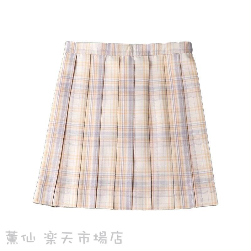 スカート チェック 制服 セーラー服 ティーンズエバー 学生服 プリーツスカート コスプレ コスチューム JK 女子高生 私服 高校 ミニスカート 20色 スクール