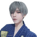 ウィッグ 男性用 かつら メンズ ウィッグ ショート 安い 人毛 フルウィッグ フル ウィッグ ボブ WIG 専用ネット付3色選択可
