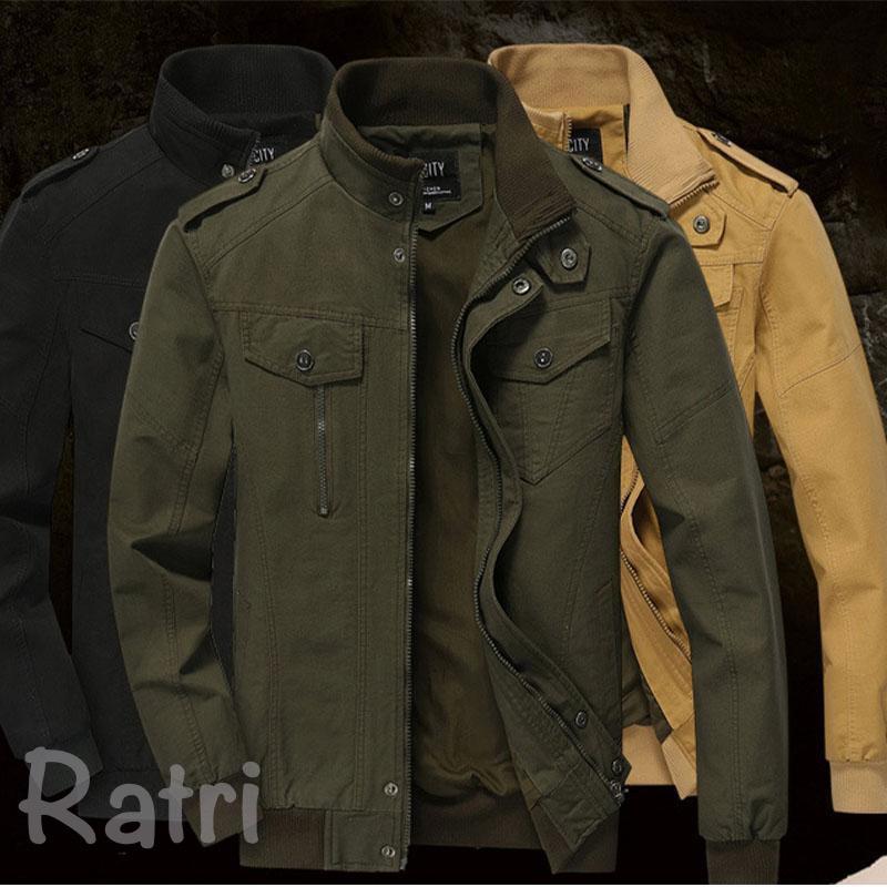 メンズファッション ミリタリージャケット ジャケット モッズ ブルゾン ロゴ ミリタリージャケット スリムフィット春服 秋服