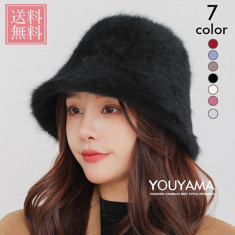 レディース 帽子 バケットハット 冬 ボアバケットハット 韓国風 フェイクファー 小顔効果 もこもこ ふわふわ 防寒着 おしゃれ 可愛い 送料無料