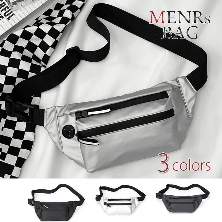 胸バッグ メンズファッション ウェストポーチ ショルダーバッグ 斜めがけ アウトドア カジュアル ビジ..