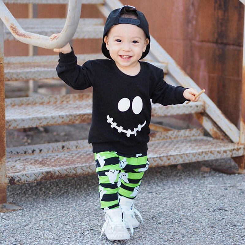 ハロウィン コスプレ 子供 衣装 仮装 幽霊 子供服 ハロウィン衣装 悪魔 上下セット 男の子 コスプレ キッズ セットアップ ハロウィン コスチューム服 キッズ ハロウィン仮装 トップス ズボン 長袖 コスプレ衣装 ハロウィーン イベント パーティー mizukiin-10019790 薫仙 楽天市場店 サンプル画像2