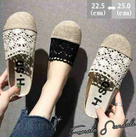 72H限定！1280円GET！レディースサンダル ビーチサンダル 刺繍レース 履きやすい 可愛いサンダル 歩き..