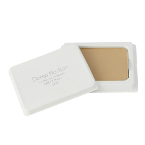 ダーマメディコ ルーセントファンデーション(リフィール) SPF18 PA++【カラー:ナチュラルライト34】 【 敏感肌/derma medico/ファンデーション/詰め替え】【オススメ】【メール便】