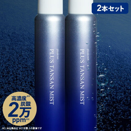 炭酸 ミスト スプレー 化粧水 高濃度 炭酸 20,000ppm ミスト状 炭酸100% スプレー 炭酸美容 時短 保湿ケア プラス炭酸ミスト 120g 2本セ...