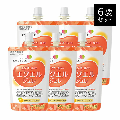 大塚製薬 エクエルジュレ 100g×6袋 [ エクオール EQUELLE 大豆イソフラボン サプリ ゼリー飲料 コラーゲン・カルシウム配合 ]【オススメ】