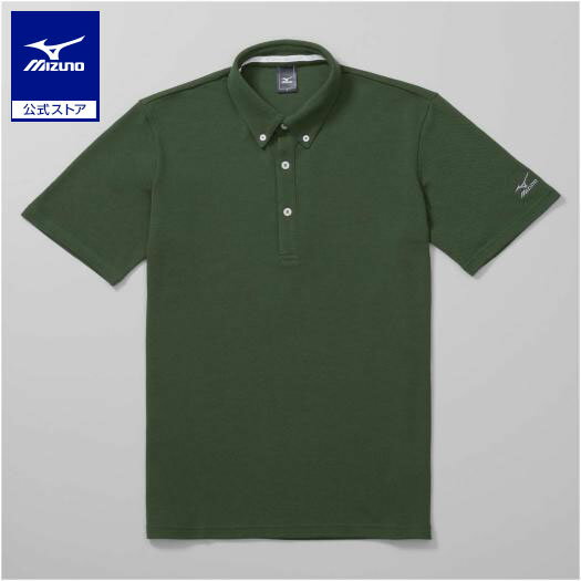 【楽天スーパーセール割引】ミズノ公式 【ミズノ公式オンライン限定】ボタンダウン半袖シャツ メンズのサムネイル