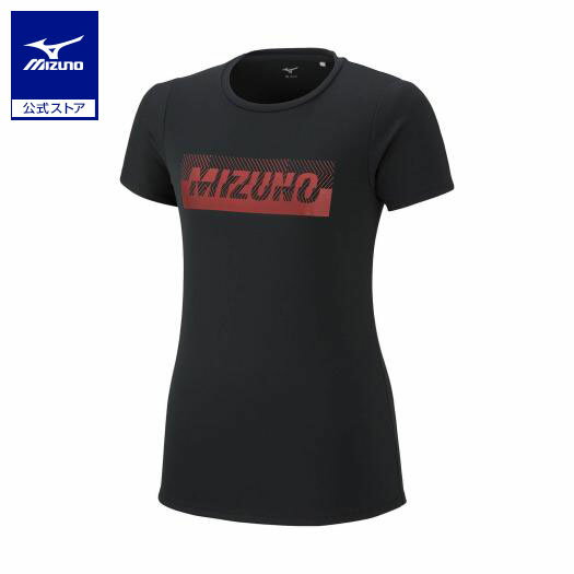 ミズノ公式 【ミズノ直営店限定】ドライサイエンスストレッチTシャツ レディース ブラック クリアランス