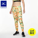 ミズノ公式 【ミズノ直営店限定】ロングタイツ レディース オレンジ クリアランス
