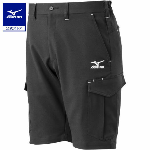 ミズノ公式 ストレッチMOVEハーフパンツ 制電 ユニセックス ブラック