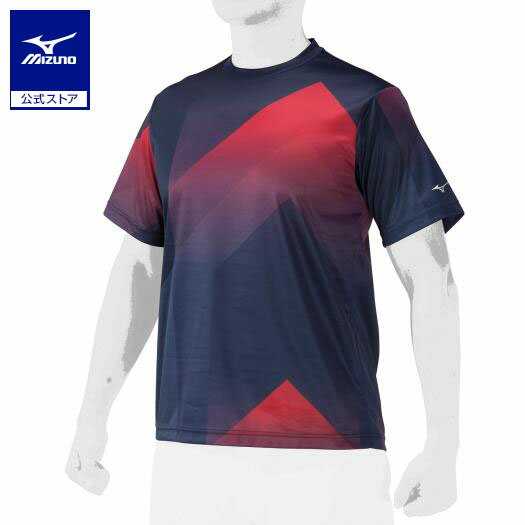 ミズノ公式 KIDOグラフィックTシャツ ユニセックス ネイビー