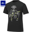 ミズノ公式 【大阪マラソン2023】大会記念Tシャツ オーロラ ユニセックス ブラック