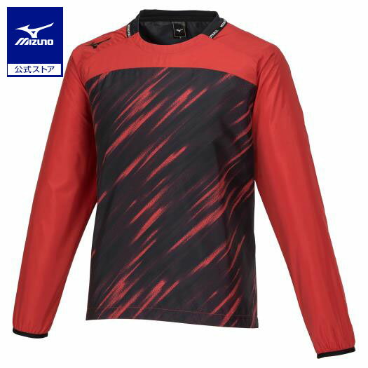 【楽天スーパーSALE割引】ミズノ公式 ピステシャツ ユニセックス チャイニーズレッド クリアランス