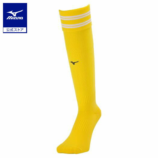 ミズノ公式 ラインソックス ユニセックス サイバーイエロー