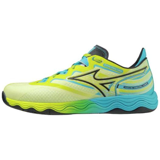 ミズノ公式 ウエーブメダル NEO 卓球 ユニセックス イエロー×ブラック×ライトブルー クリアランス