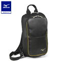 【ミズノ公式】野球 ボディバッグ 5L ブラック 黒 大人 一般 かばん 野球バッグ MIZUNO