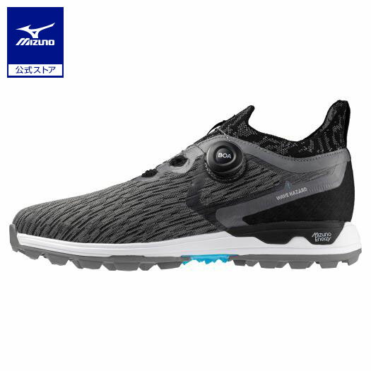 ミズノ公式 ウエーブハザード WG ボア ゴルフ/防水 メンズ ブラック クリアランス