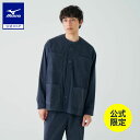ミズノ公式 【ミズノ直営店限定】ストレッチコーデュロイノーカラーカバーオールジャケット ユニセックス チャコールグレー クリアランス