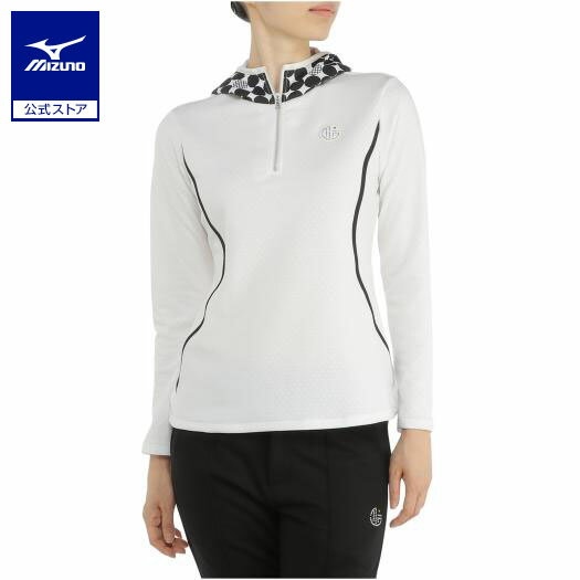 ミズノ公式 【MGFコレクション】サーマルジップアップシャツ レディース ホワイト クリアランス