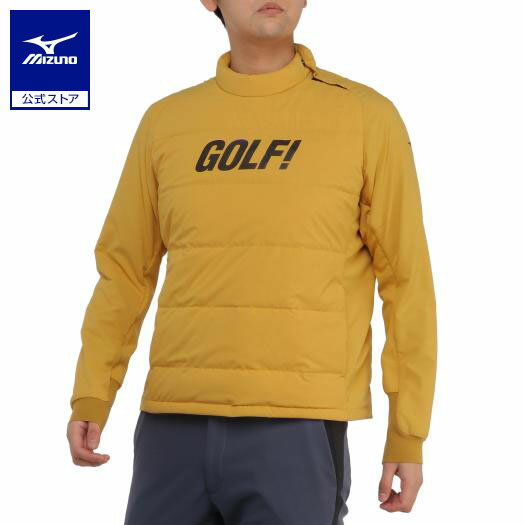 ミズノ公式 【発熱素材】ブレスサーモテックライニングプルオーバー メンズ マスタード