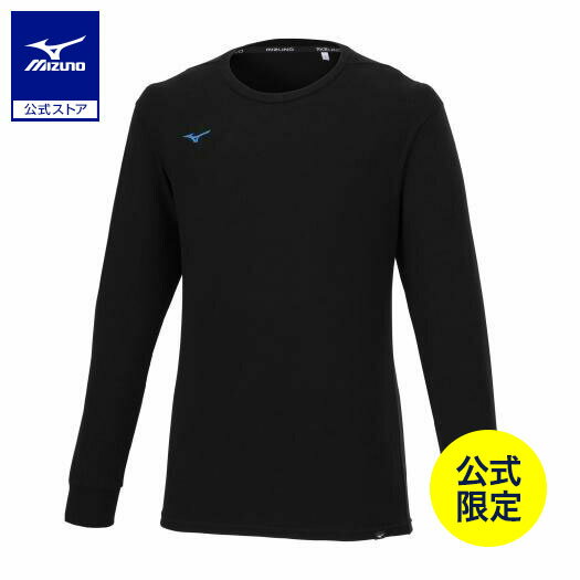 ミズノ公式 【ミズノ直営店限定】Tシャツ 長袖 ユニセックス ブラック クリアランス