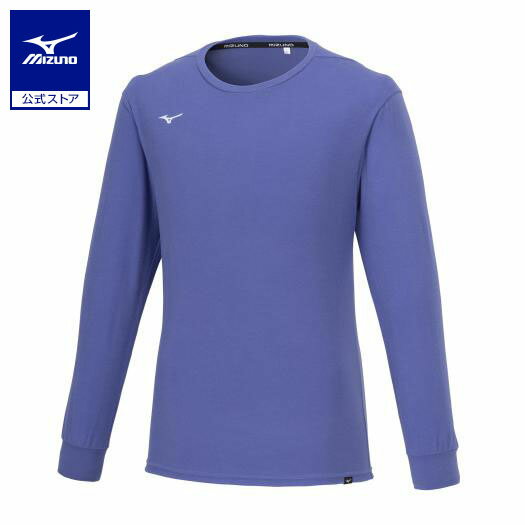 ミズノ公式 【ミズノ直営店限定】Tシャツ 長袖 ユニセックス バイオレット クリアランス