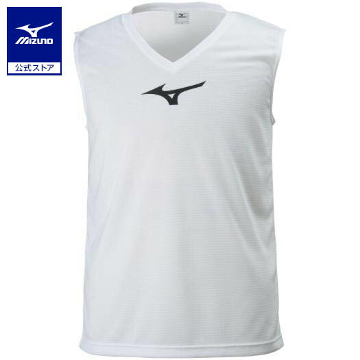 ミズノ公式 インナーシャツ Vネック ジュニア ホワイト×ブラック クリアランス