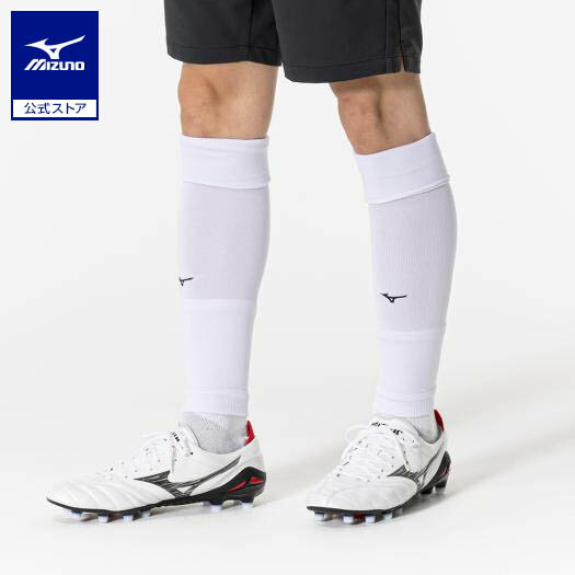 ミズノ公式 カーフソックス ユニセックス ホワイト×ブラック