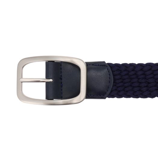 ミズノ公式 ストレッチゴムベルト ゴルフ メンズ ディープネイビー