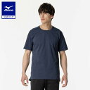 ミズノ公式 ソフトドライTシャツ メンズ ページエントブルー クリアランス