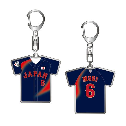 ミズノ公式 侍ジャパン 選手ユニフォームキーホルダー ビジター 源田 壮亮 プロ野球 野球観戦 日本代表..