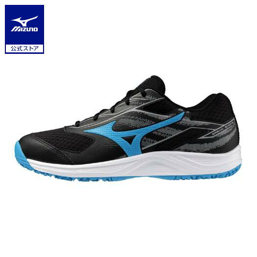 ミズノ公式 【クレー/砂入り人工芝コート】ブレイクショット5 WIDE OC エントリーモデル ユニセックス ブラック×ブルー