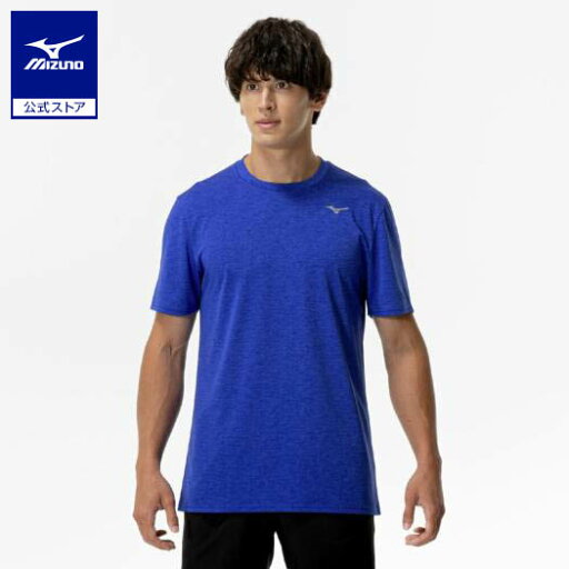 ミズノ公式 クイックドライTシャツ メンズ リフレックスブルー ミズノ公式 クイックドライTシャツ メンズ リフレックスブルー