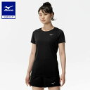 ミズノ公式 クイックドライTシャツ レディース ブラック