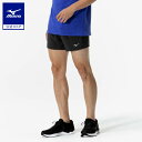 ミズノ公式 ランニング マルチポケットパンツ 6インチ メンズ ブラック