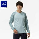 ミズノ公式 クイックドライTシャツ 長袖 メンズ シトラスグリーン クリアランス