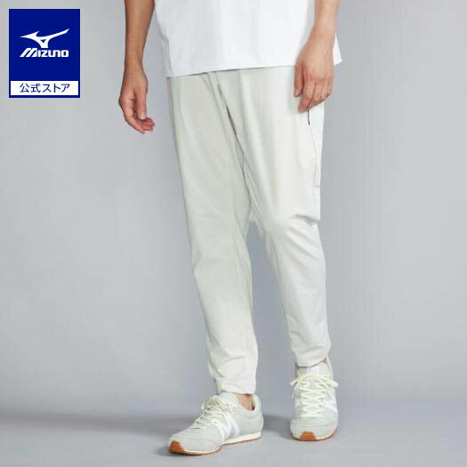 ミズノ公式 ハイゲージクイックドライジョガーパンツ メンズ ライトグレー
