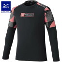 ミズノ公式 Tシャツ 長袖 メンズ ブラック
