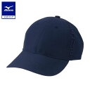 ミズノ公式 MIZUNO立体ロゴキャップ レディース ネイビー