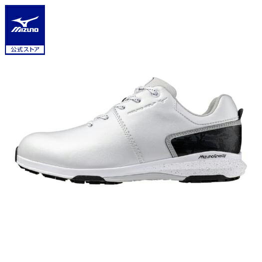 ミズノ公式 ネクスライトエナジー ゴルフ/防水 メンズ ホワイト×ブラックカモ
