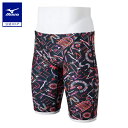 ミズノ公式 競泳練習用ハーフスパッツ ジュニア ブラック