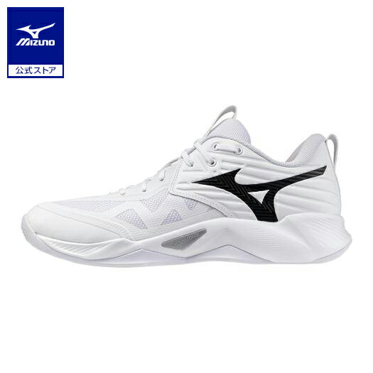 ミズノ公式 ウエーブモーメンタム プロ バレーボール ユニセックス ホワイト×ブラック